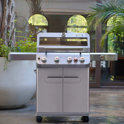 Mesa 415BZ | Monument Grills | 4 Burner Stainless Steel Propane Gas Grill