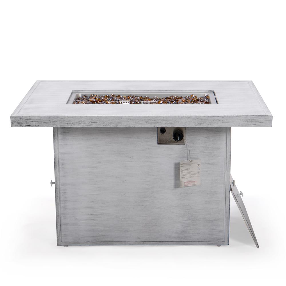 Chelsea Patio Modern Aluminum Propane Fire Pit Table