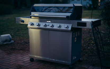 Denali 605 | Monument Grills | 6 Burner Smart Stainless Steel Liquid Propane/ Natural Gas Grill