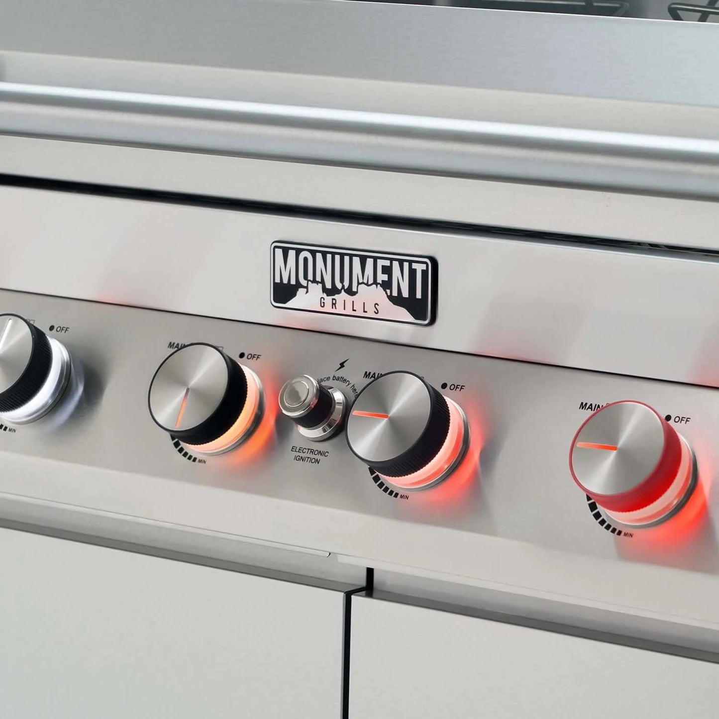 Denali 605 | Monument Grills | 6 Burner Smart Stainless Steel Liquid Propane/ Natural Gas Grill