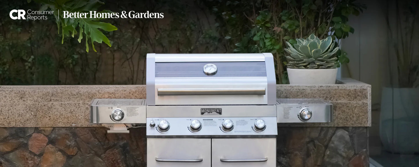 35633 | Monument Grills | 4 Burner Stainless Steel Propane Gas Grill