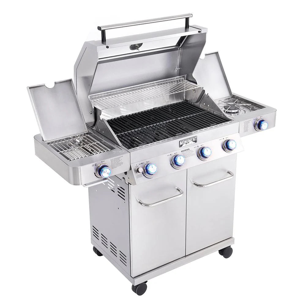 35633 | Monument Grills | 4 Burner Stainless Steel Propane Gas Grill