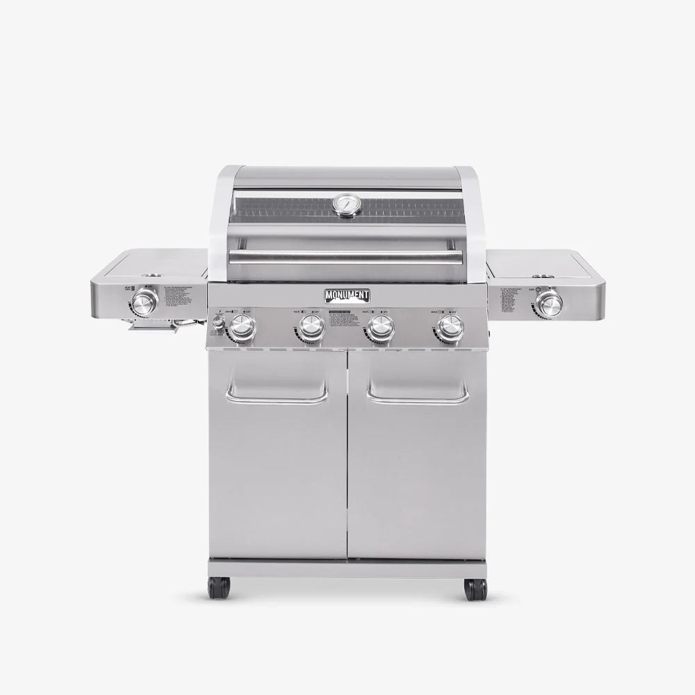 35633 | Monument Grills | 4 Burner Stainless Steel Propane Gas Grill