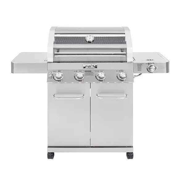 41847NG | Monument Grills | 4 Burner Stainless Steel Liquid Propane/ Natural Gas Grill