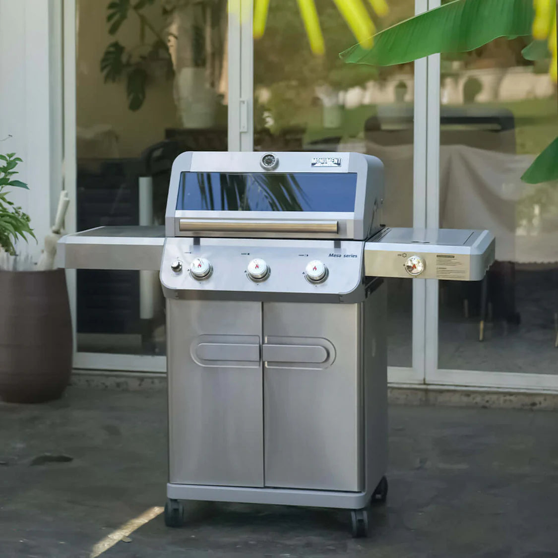 Mesa 305 | Monument Grills | 3 Burner Stainless Steel Propane Gas Grill