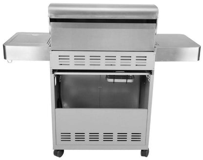 41847NG | Monument Grills | 4 Burner Stainless Steel Liquid Propane/ Natural Gas Grill