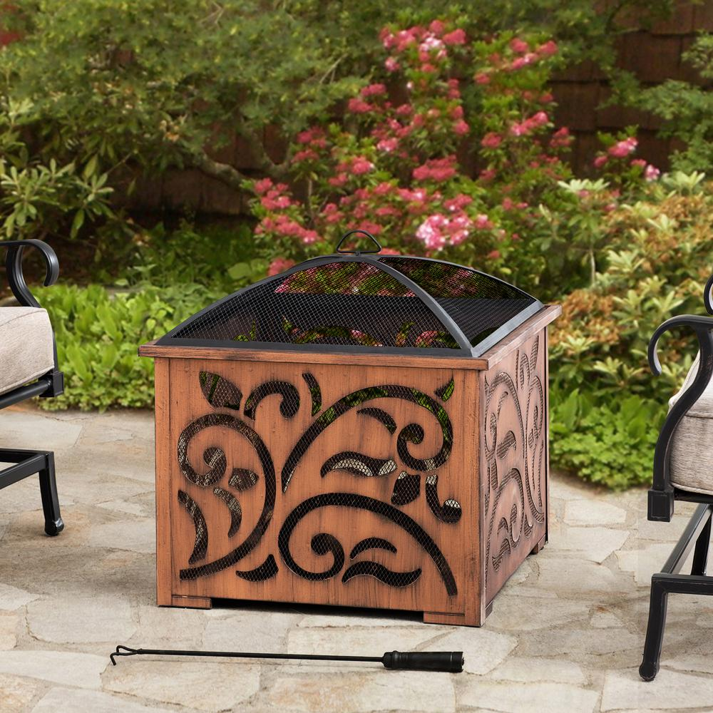 Sunjoy 26 Inch Fire Pit for Outside