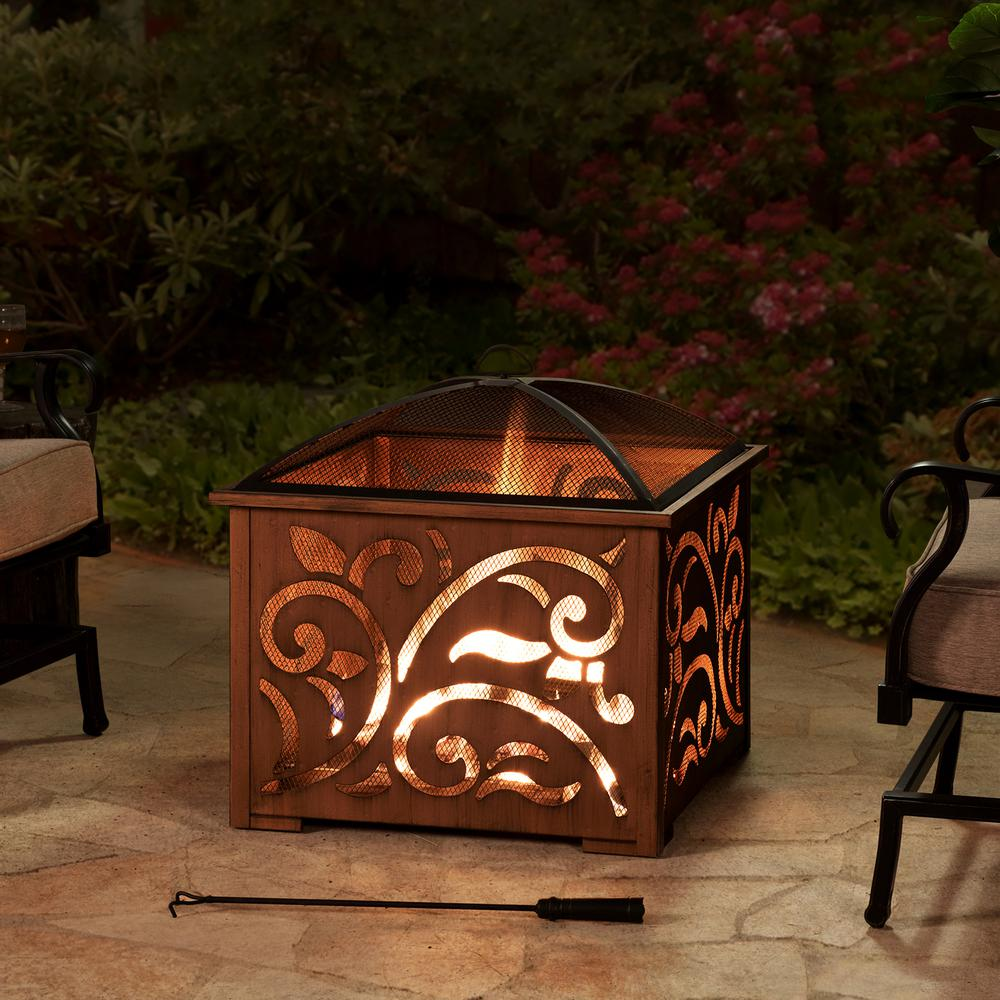 Sunjoy 26 Inch Fire Pit for Outside