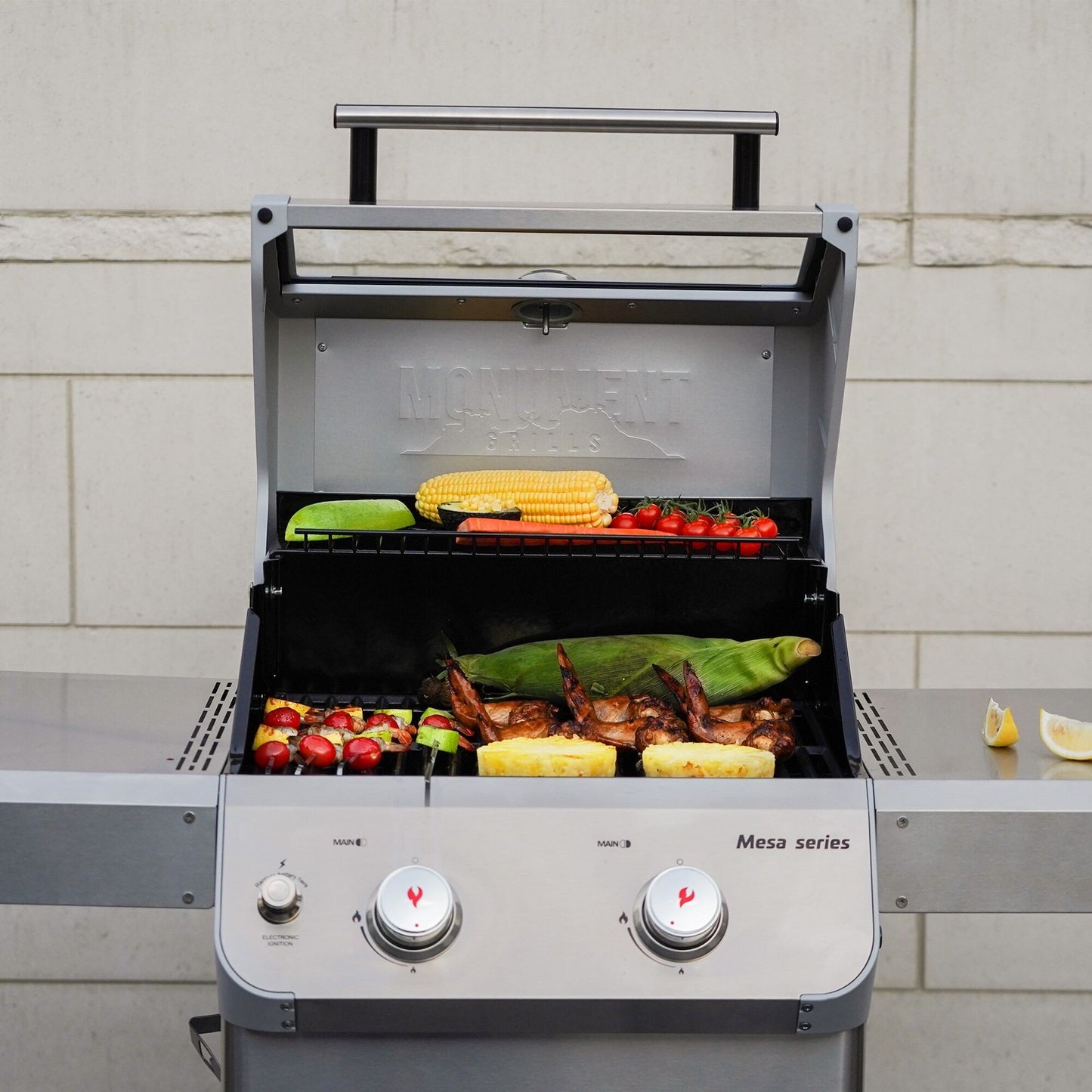 Mesa 200 | Monument Grills | 2 Burner Stainless Steel Propane Gas Grill