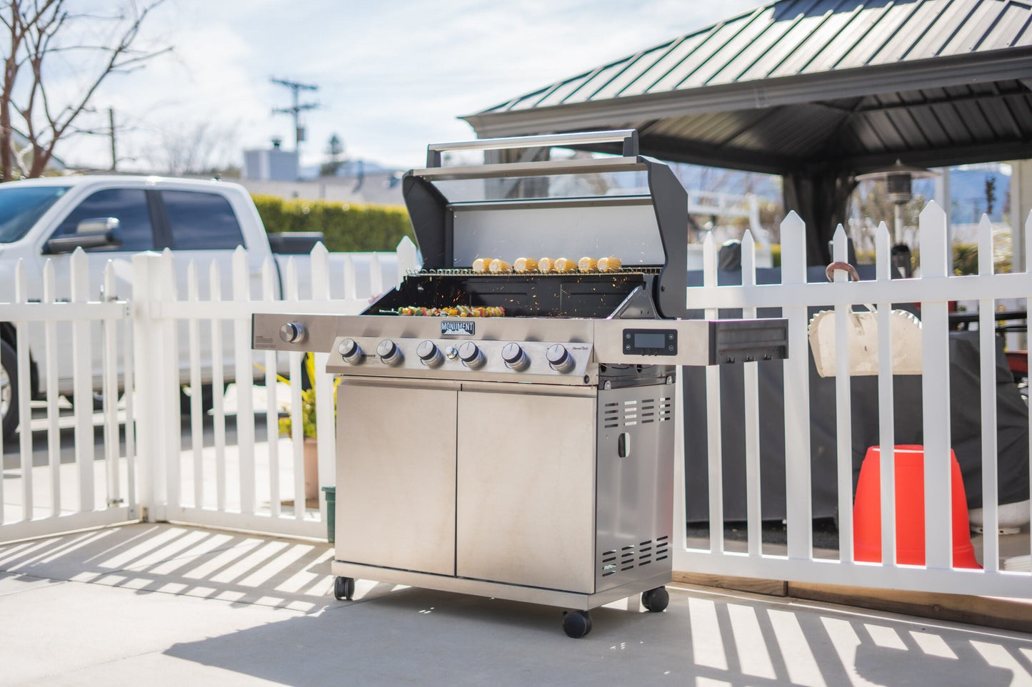 Denali 605 | Monument Grills | 6 Burner Smart Stainless Steel Liquid Propane/ Natural Gas Grill