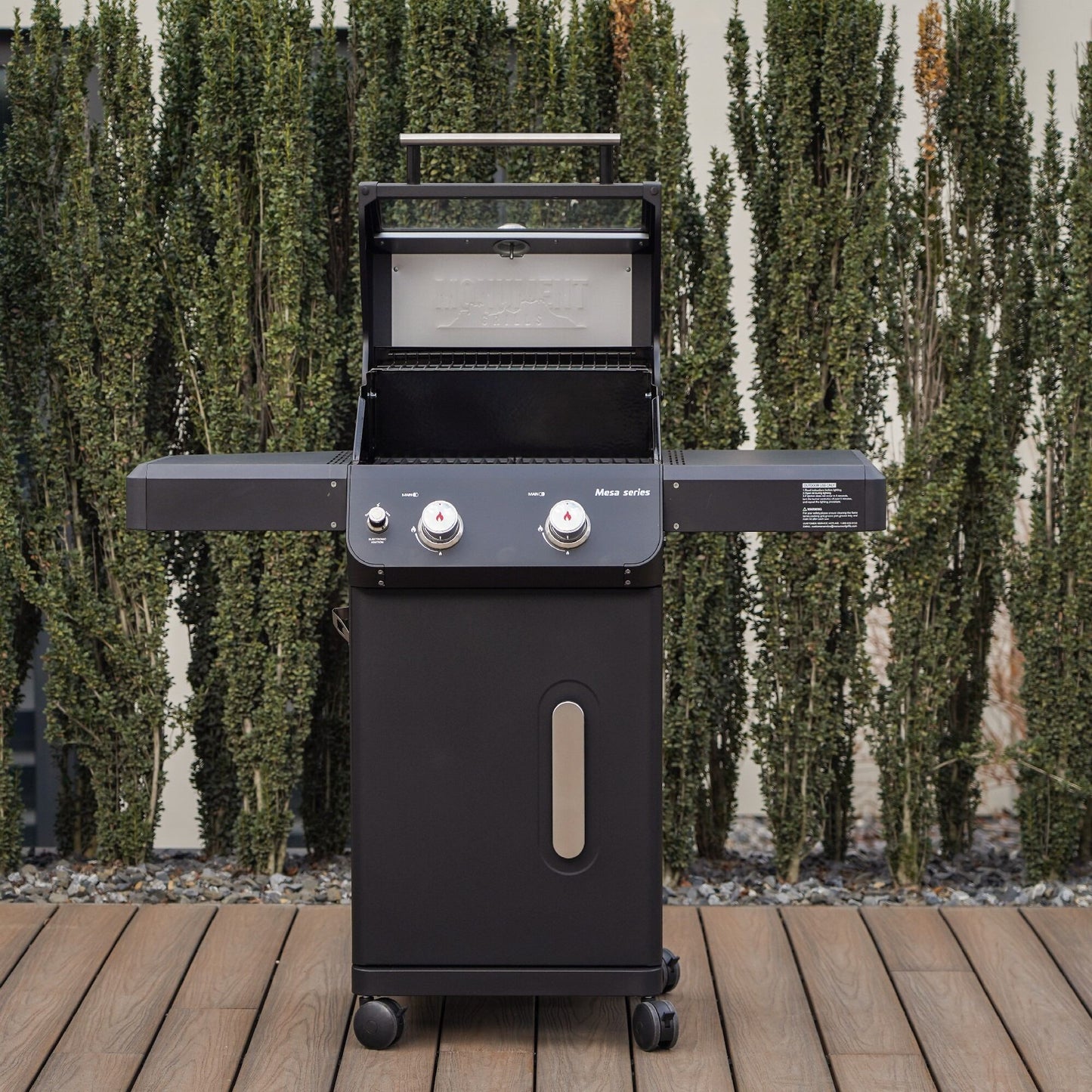 Mesa 220 | Monument Grills | 2 Burner Stainless Steel Powder Coated Propane Gas Grill