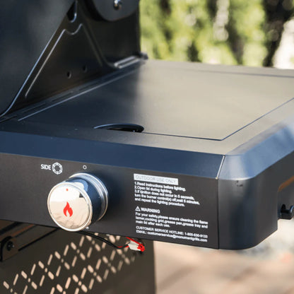 Mesa 325 | Monument Grills | 3 Burner Stainless Steel Powder Coated Propane Gas Grill