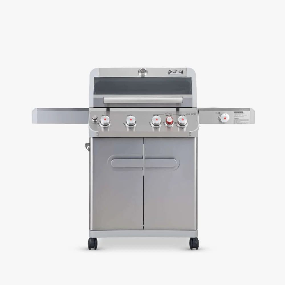 Mesa 415BZ | Monument Grills | 4 Burner Stainless Steel Propane Gas Grill