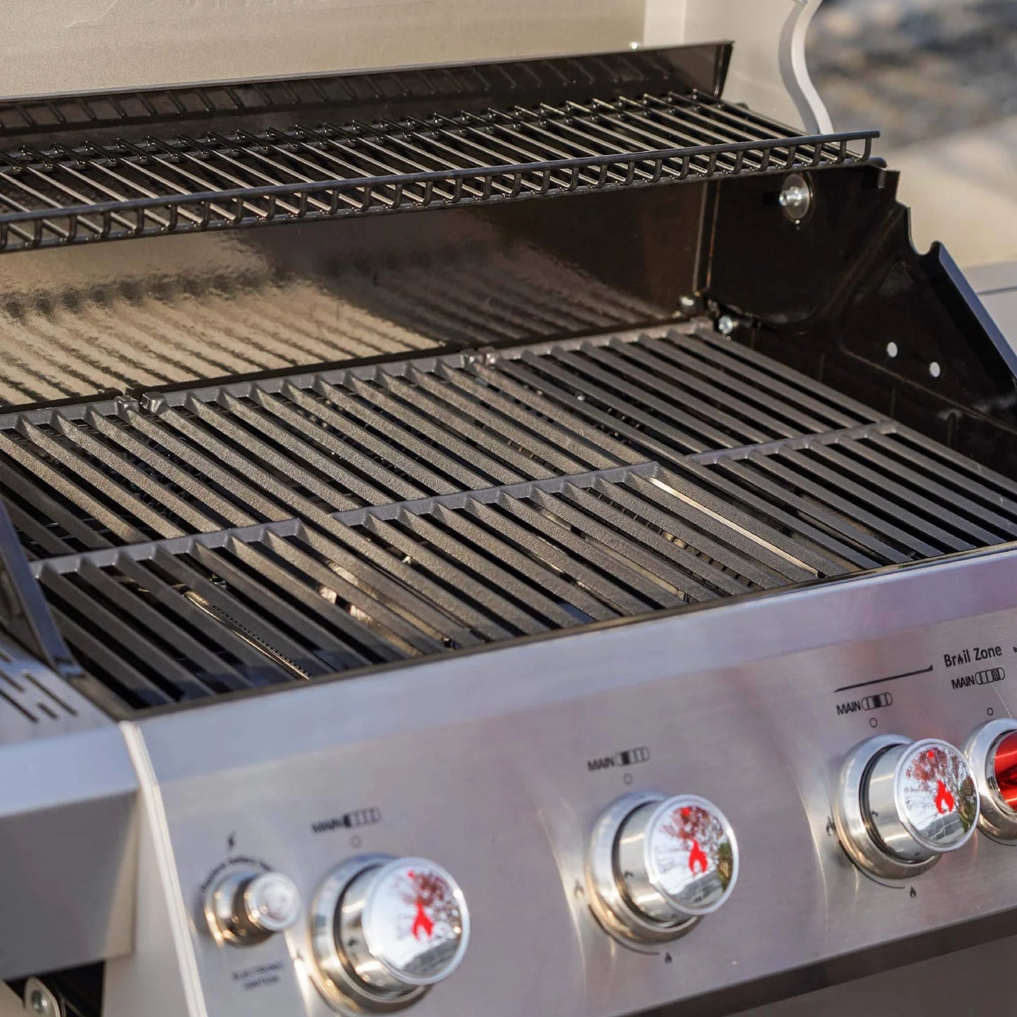 Mesa 415BZ | Monument Grills | 4 Burner Stainless Steel Propane Gas Grill