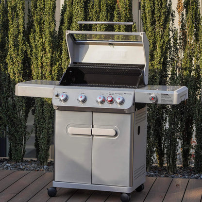 Mesa 415BZ | Monument Grills | 4 Burner Stainless Steel Propane Gas Grill