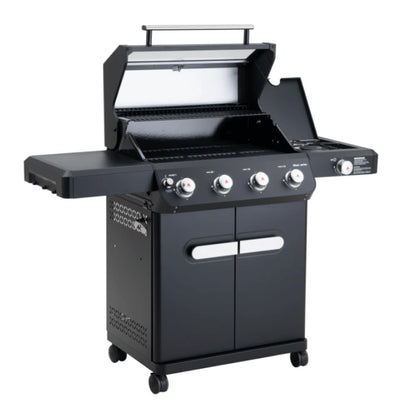 Mesa 425 | Monument Grills | 4 Burner Stainless Steel Powder Coated Propane Gas Grill