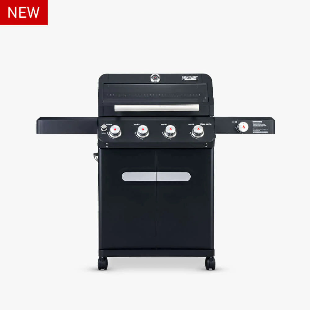 Mesa 425 | Monument Grills | 4 Burner Stainless Steel Powder Coated Propane Gas Grill