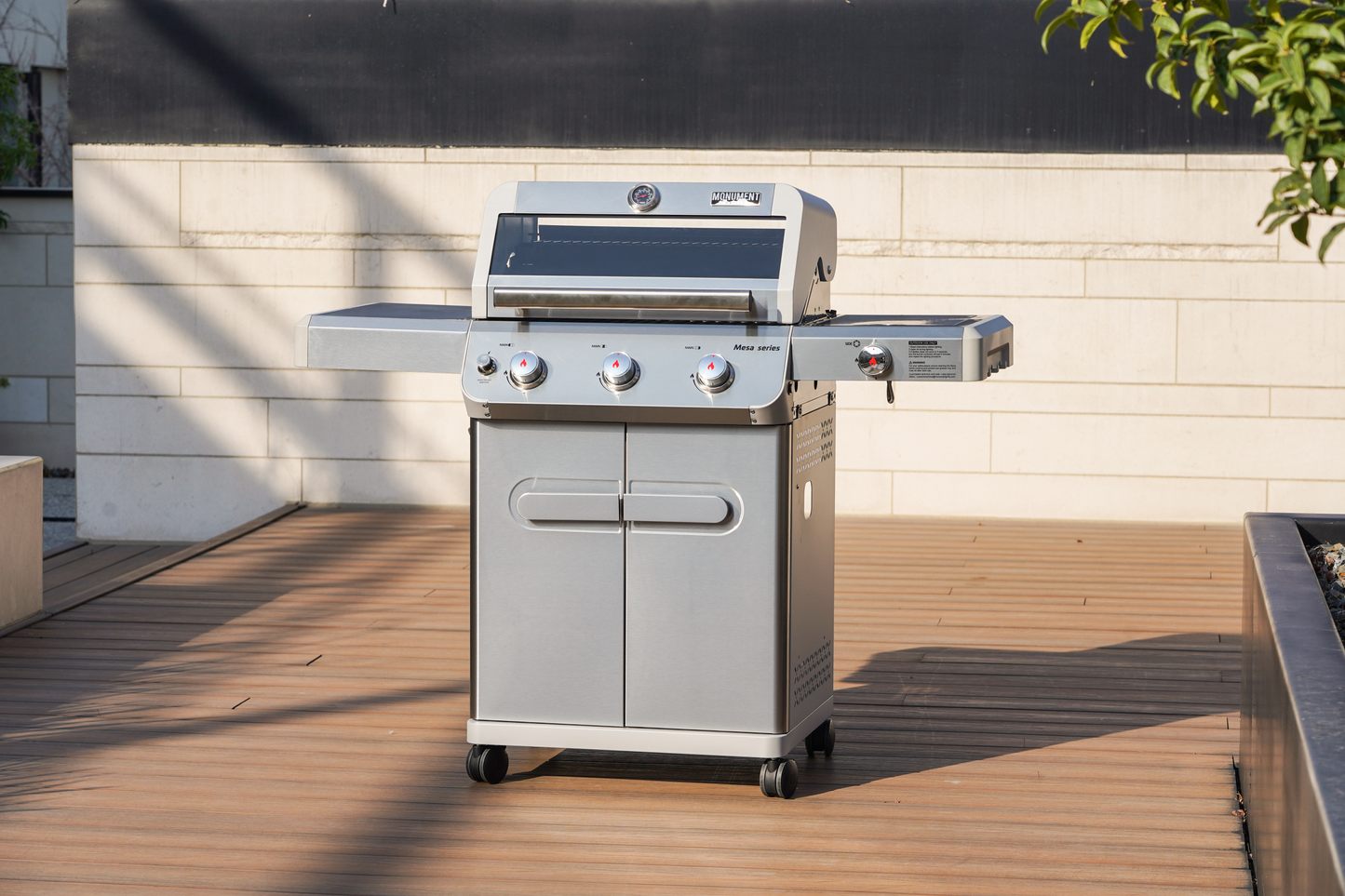 Mesa 305 | Monument Grills | 3 Burner Stainless Steel Propane Gas Grill