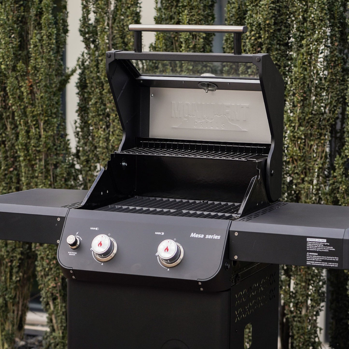 Mesa 220 | Monument Grills | 2 Burner Stainless Steel Powder Coated Propane Gas Grill