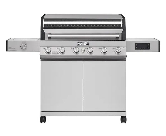 Denali 605 | Monument Grills | 6 Burner Smart Stainless Steel Liquid Propane/ Natural Gas Grill