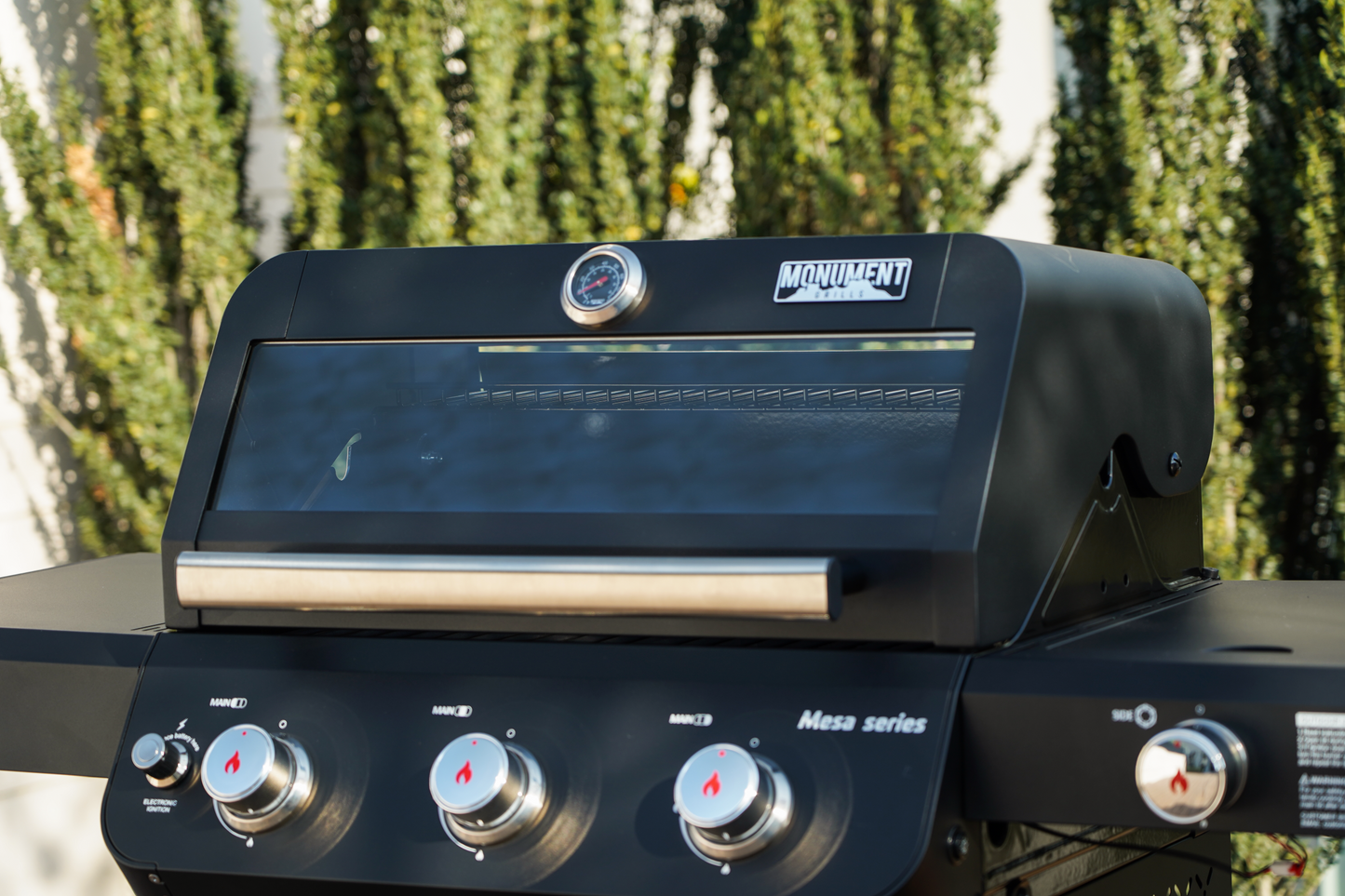 Mesa 325 | Monument Grills | 3 Burner Stainless Steel Powder Coated Propane Gas Grill