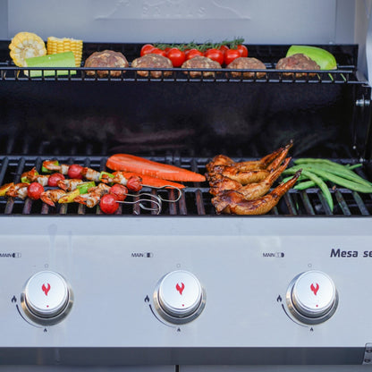 Mesa 305 | Monument Grills | 3 Burner Stainless Steel Propane Gas Grill