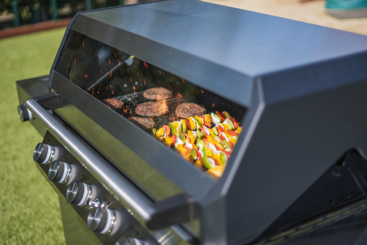 Denali 605 | Monument Grills | 6 Burner Smart Stainless Steel Liquid Propane/ Natural Gas Grill